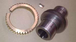 Premature wormwheel failure, with a broken section